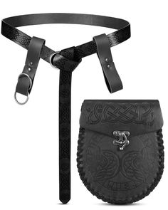 PRICES MAY VARY. halloween Medieval Viking Cosplay Accessories: with the purchase of each set, you receive 1 belt, 1 renaissance pouch, 1 skirt hike, and 1 mug strap, which can easily meet your cosplay needs Quality Material: included in the Halloween cosplay set is a beautiful, medieval waist belt along with a pouch, skirt hike and mug strap made from the same material; This PU leather enhances the medieval vintage style while offering durability, ensuring long term use and an elegant aesthetic Skirt Hike, Viking Cosplay, Wolf Pattern, Dragon Shop, Leather Tool Belt, Viking Belt, Leather Belt Pouch, Halloween Skirt, Cosplay Accessories