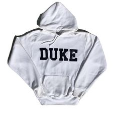 Minor flaws, nothing major at all. Vintage 1980s Duke University Spell Out Hoodie Size Medium. Condition is "Pre-owned". Shipped with USPS Priority Mail. Duke University, Priority Mail, Mens Accessories, Active Wear, Shoe Accessories, Online Shopping, University, Sweatshirts Hoodie, Size Medium