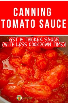 How to Can Tomato Sauce Freeze Veggies, Canning Veggies, Canning Food