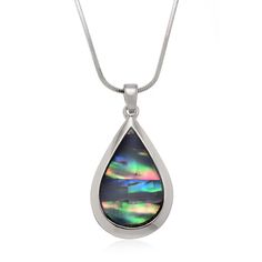 PRICES MAY VARY. 🔷 A SIMPLE AND FASHIONABLE LOOK These lovely and colorful abalone teardrop necklace is perfect for any occasion and is a perfect size to show a little pop of color on the necklinel. The blue green color is a perfect match for many outfits and are flattering to the face 🔷 SIZING AND MEASUREMENTS Teardrop pendant measures 1 1/8 inches long and 5/8 inch wide on a 17.5 inches snake chain 🔷 FASHION FLAIR NECKLACE NOT FOUND IN DEPARTMENT STORES Look no further for a nice lightweigh Multicolor Teardrop Necklace For Gift, Multicolor Teardrop Drop Necklace For Gift, Multicolor Teardrop Sterling Silver Necklaces, Multicolor Teardrop Sterling Silver Necklace, Elegant Iridescent Teardrop Necklace, Iridescent Teardrop Pendant Necklace For Gift, Iridescent Teardrop Necklace For Gifts, Abalone Necklace, Blue Green Color