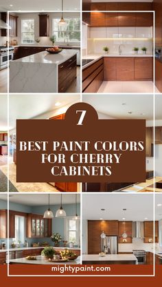 the top 7 best paint colors for cherry cabinets