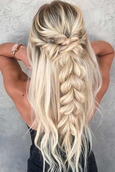 beautiful Homecoming Styles, Homecoming Hairstyle, Homecoming Ideas, Blonde Braids, Cute Braided Hairstyles, Fishtail Braid, Homecoming Hair, Easy Summer Hairstyles, Prom Hairstyles