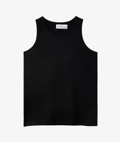 The Plain Knit Tank Top  item  from the brand   Comme des Garçons Shirt from the  SU2021  campaign , has arrived || is now available at . Classic Black Cotton Tank Top, Black Knit Crew Neck Tank Top, Cdg Shirt, Top Noir, Comme Des Garcons Shirt, Knit Tank Top, Design District, Des Garcons, Knit Tank