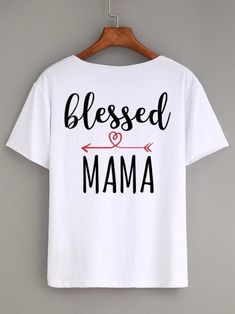 Christian Blessed Mama Adult Unisex Tshirt Adult unisex. If you need another color, style or size that's not listed please let me know and I'll be glad to make it for you. White Crew Neck T-shirt With Lettering, White Slogan Top For Mother's Day, White Short Sleeve T-shirt With Lettering, White Tops With Lettering For Mother's Day, White Graphic Tee With Lettering, Mother's Day Relaxed Fit T-shirt With Text Print, White T-shirt With Letter Print For Mother's Day, Short Sleeve Tops With Lettering For Mother's Day, Mother's Day T-shirt With Text Print And Relaxed Fit