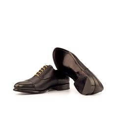 Honon Oxford Shoes - Q by QS Black Cap Toe Semi-formal Loafers, Black Almond Toe Oxfords For Business, Black Cap Toe Monk Strap Shoes, Elegant Oxfords With Rubber Sole, Elegant Oxfords With Leather Sole, Elegant Business Oxford Shoes With Rubber Sole, Black Oxford Dress Shoes With Leather Sole, Black Cap Toe Loafers For Business, Elegant Business Oxfords With Rubber Sole