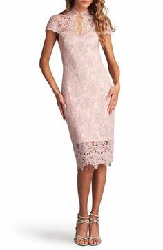 Xscape Evenings Floral Lace Sheath Gown | Nordstrom Pleated Gown, Sheath Gown, Long Sleeve Cocktail Dress, Midi Dress Style, Corded Lace, Tadashi Shoji, Midi Sheath Dress, Lace Sheath Dress, A Line Gown