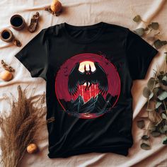 "Love cryptids? How about the Mothman? Did he steal your tent or catalytic converter at Blue Ridge '23? (We all know it was cancelled because of him.) This shirt comes in three main variants; - Plain ol' Mothman (if you just love Mothman) - \"I Survived BRRF 2023\" Mothman - \"I Survived BRRF 2023 & All I Got Was My Catalytic Converter Stolen By Mothman\" - \"I Survived BRRF 2023 & All I Got Was My Tent Stolen By Mothman\" Each of the BRRF variants have the setlist of bands that ACTUALLY played Halloween Band Merch T-shirt With Front And Back Print, Halloween Band Merch T-shirt With Print, The Mothman, Because Of Him, Rock Fest, I Survived, Blue Ridge, Twill Tape, Just Love