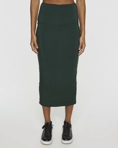 The Tube Skirt – Bleusalt Fitted Green Pencil Maxi Skirt, Fitted Versatile Maxi Skirt For Work, Versatile Fitted Maxi Skirt For Work, Spring Fitted Skirt With Straight Hem, Fitted Skirt With Straight Hem For Spring, Modern Fitted Long Pencil Skirt, Black Tube Skirt, Comfortable Skirts, Black Tube