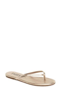 TKEES 'Glitters' Flip Flop (Women) available at #Nordstrom Summer Shimmer Synthetic Sandals, Summer Synthetic Sandals With Shimmer, Shimmer Sandals For Beach And Summer, Shimmer Sandals For Beach In Summer, Shimmer Open Toe Sandals For Beach, Glitter Flip Flops, Summer Glow, Shoe Obsession, Comfort Style