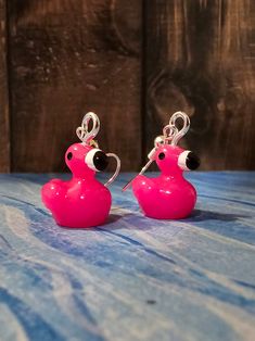 These adorable little flamingo earrings are the perfect addition to any cruise, beach day or girls' night outfit! Lightweight, detailed and suuuuuper cute!! Pink Novelty Earrings For Party, Pink Fun Jewelry For Party, Pink Fun Party Jewelry, Fun Pink Party Jewelry, Playful Jewelry With Matching Earrings For Party, Playful Summer Party Jewelry, Playful Summer Jewelry Gift, Playful Summer Jewelry For Gifts, Playful Summer Jewelry As A Gift