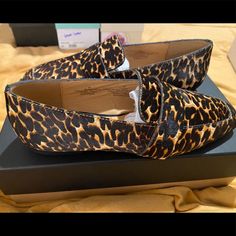 Ucy Genuine Calf Hair Loafer. Never Worn! Too Big For Me. Casual Leopard Print Loafers With Flat Heel, Casual Leopard Print Loafers For Work, Calf Hair, Flat Shoes Women, Loafer Flats, Loafers, Women Shoes, Hair, Women Shopping