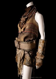 Costume by Craft Collabo Desert Nomad Clothing, Dothraki Outfit, Desert Outfit Fantasy, Apocalyptic Costume, Desert Clothing, Nomad Clothing, Apocalypse Fashion, Desert Outfit, Nomad Fashion