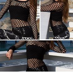 TD Collections Nylon Fishnet Long Sleeve Top Go Go Dance ... https://www.amazon.com/dp/B00OPUEJU8/ref=cm_sw_r_pi_dp_U_x_MCerBbE6F8PAC Preppy Beach, Beautiful Long Dresses, Gothic Clothes