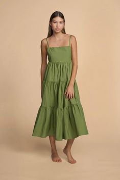 Maya Dress | Sale – MIKOH Cotton A-line Dress For Day Out, Green Midi Mini Dress For Casual Occasions, Cotton A-line Dress For Date Night, A-line Sundress For Date Night, Cotton Midi Dress For Date Night, Square Neck Maxi Dress For Day Out, Summer A-line Day Dresses, Sleeveless Midi Length Sundress For Brunch, Square Neck Cotton Dress For Day Out