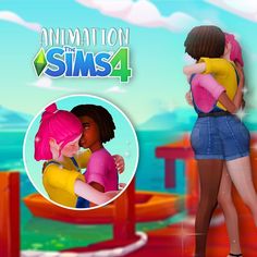 Sims Challenge, The Kiss, The Sims4, Sims Mods, Maxis Match, Sims 2, The Sims 4, Model Poses, Gamer Girl