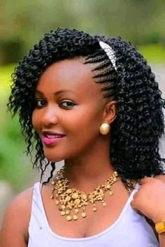 African Hair Braiding, Natural Hair Wedding, Bob Braids Hairstyles, Curly Crochet Hair Styles, Natural Hair Art, Braiding Styles, African Hair Braiding Styles, Braided Hairstyle