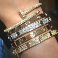 Happy Nation, Bracelet Love, Luxe Jewelry, Easy Diy Jewelry, Dope Jewelry, Cartier Jewelry