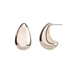 Finish off any outfit with these women's silver tone teardrop post earrings. Click on this JEWELRY & WATCHES GUIDE to learn about fit, styles, materials and more! Finish off any outfit with these women's silver tone teardrop post earrings. Click on this JEWELRY & WATCHES GUIDE to learn about fit, styles, materials and more! FEATURES Earring dimensions: 28mm x 16mm Backings: post Nickel free Metal: zinc Plating: silver tone Finish: polished Imported Size: One Size. Color: None. Gender: female. Ag Metal Jewelry With Shiny Teardrop Finish, Silver Drop Jewelry With Shiny Finish, Metal Drop Jewelry With Shiny Finish, Teardrop Metal Jewelry With Shiny Finish, Metal Teardrop Jewelry With Shiny Finish, Modern Metal Teardrop Earrings For Formal Occasions, Metal Drop Earrings With Polished Finish, Silver Drop Hoop Earrings For Formal Occasions, Silver Teardrop Hoop Earrings With Polished Finish