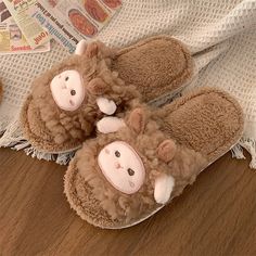 Experience ultimate comfort and cuteness with our Soft Cotton Lamb Slippers. Made of premium soft cotton and ultra warm, these indoor slippers are perfect for a cozy and stylish home footwear. Imported and available in different colors and sizes. Slip-on Lightweight and breathable Indoor slippers Premium soft cotton Ultra warm Imported Casual Winter Slippers With Soft Sole, Cozy Beige Round Toe Slippers, Cute Winter Slippers With Soft Sole, Cute Winter Slippers With Plush Lining, Cute Flat Slippers For Winter, Cute Flat Winter Slippers, Cute Brown Round Toe Slippers, Casual Indoor Slide Slippers, Plush Lined Round Toe Slippers