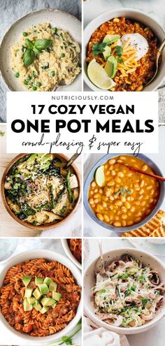 17 cozy vegan one pot meals that are easy to make and ready in less than 30 minutes