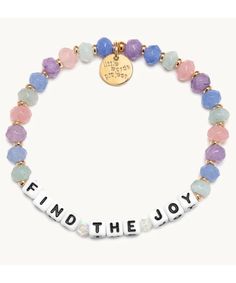 The latest collection from Little Words Project is from the founders book. Positive and empowering messages, these bracelets make the perfect arm stack. Hand-crafted, acrylic, stone and crystal beaded bracelet Plated brass hardware Elastic stretch bracelet Handle with care - do not wet Multicolor Inspirational Jewelry For Friendship, Inspirational Multicolor Friendship Jewelry, Inspirational Letter Beads Jewelry For Friendship, Inspirational Stackable Friendship Jewelry, Everyday Inspirational Multicolor Jewelry, Bead Word Bracelet, Book Sayings, Arm Stack, Little Words Project