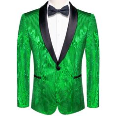 Sequin Blazer Emerald Green Solid Shawl Collar Glitter Mens Suit Fitted Tuxedo Blazer For Party Season, Fitted Sequined Suits For Parties, Party Suits With Sequins, Fitted Single Breasted Suit For Party, Sequin Party Suits, Sequin Party Suits For Party Season, Tailored Suits For Gala Parties, Long Sleeve Sequin Formal Suits, Winter Party Slim Fit Blazer