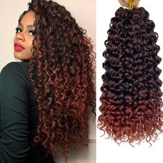 PRICES MAY VARY. The Curly Crochet Hair Is Made Of Premium Synthetic Heat Resistant Fiber, It Has Very Close Texture With Human Hair, It'S Very Soft, No Itching No Odor. The Gogo Curl Crochet Hair Style Looks Similar With Water Wave Human Hair, It Has Less Tangling And Matting, Can Last Longer Time. The Crochet Hair Is Mainly For Black Women, You Can Use It For Many Styles, Crochet Style, Braids With Curly Ends Or Boho Style Braids And More. Each Pack Comes With 8 Packs Curly Crochet Hair And 1 Curly Crotchet Braids Crochet, Curly Scarf Crochet Patterns, Crochet Curly Hair Red, Gogo Curl Crochet Hair, Wavy Beach Curls, Freetress Gogo Curl Crochet, Curly Faux Locs Crochet, Curly Sew In, Curly Faux Locs