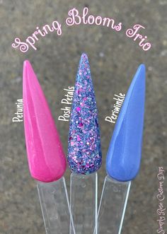 Nirvana Nails, Purple And Pink Nails, Pastel Blue Nails, Nail Dip Powder, Winter Nails Acrylic, Nail Dip, Pink Foil, Glitter Dipped