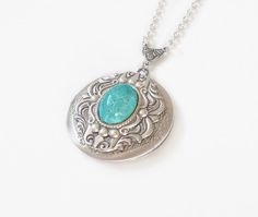 Robins eggTurquoise Glass Cabs in a Classic by TwilightsCastle Turquoise Locket For Wedding Jewelry, Turquoise Locket Jewelry For Wedding, Turquoise Wedding Locket Jewelry, Turquoise Round Locket Jewelry, Turquoise Medallion Locket Jewelry, Round Turquoise Locket Jewelry, Elegant Turquoise Locket Jewelry, Turquoise Round Pendant Locket Jewelry, Blue Round Locket Necklace