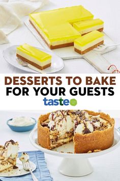 desserts to bake for your guests