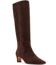 Steve Madden Dagne Suede Snip Toe Tall Boots | Dillard's Tall Suede Boots, Quiet Luxury, Dillard's, Tall Boots, Suede Boots, Rock And Roll, Steve Madden, Clothing Accessories, Heel Height