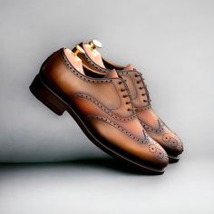 Fardos Full Brogue Shoes - Premium Men Dress Shoes from Que Shebley - Shop now at Que Shebley Classic Wingtip Lace-up Shoes With Leather Lining, Timeless Goodyear Welted Lace-up Shoes With Round Toe, Semi-formal Bridle Leather Oxfords With Almond Toe, Elegant Goodyear Welted Wingtip Lace-up Shoes, Wingtip Lace-up Shoes With Leather Lining For Work, Timeless Wingtip Leather Shoes For Galas, Fitted Lace-up Shoes With Brogue Detailing And Pointed Toe, Wingtip Oxford With Leather Sole For Formal Occasions, Formal Wingtip Oxford With Leather Sole