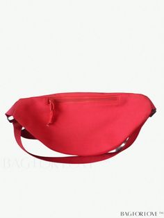 BagForLove - Red Casual Zip Front Fanny Pack with Spacious Capacity Product Description Color Red Bag Size Large Pattern Type Plain Type Sling Bag Composition 100% Nylon Material Polyamide Size Chart INCH CM Strap Length Bag Height Bag Width Bag Length 45.3 inch 6.7 inch 3.9 inch 13.8 inch Strap Length Bag Height Bag Width Bag Length 115 cm 17 cm 10 cm 35 cm Details Pictures Similar Products h2 { text-align: center; } /* æ¢è¡ */ li{ white-space: normal; word-break: break-all; word-wrap: break-word; } .red-box { width: 100%; display: flex; flex-direction: row; flex-wrap: wrap; justify-content: center; } .red-box > div { width: 190px; height: 250px; margin: 10px; } .red-box > div > a > img { width: 190px; height: 250px; } .size-box { width: 100%; margin: auto; white-space: nowrap; } .table Red Travel Pouch Belt Bag, Red Pouch Belt Bag For Travel, Red Rectangular Belt Bag For Travel, Red Belt Bag With Removable Pouch, Red Pouch Belt Bag For Daily Use, Red Casual Belt Bag With Adjustable Strap, Casual Red Belt Bag With Adjustable Strap, Red Pouch Bag With Pockets, Casual Red Belt Bag For Daily Use