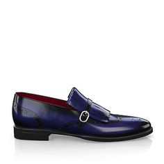 Men's Luxury Dress Shoes 58168 | Girotti Blue Brogue-detailed Loafers For Galas, Elegant Blue Slip-on Moccasins, Blue Brogue Loafers For Galas, Blue Loafers With Brogue Detailing For Galas, Formal Blue Slip-on Tassel Loafers, Blue Slip-on Tassel Loafers For Formal Occasions, Elegant Blue Moccasins For Business, Formal Blue Moccasins With Leather Sole, Luxury Blue Loafers For Semi-formal Occasions