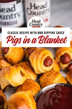 pigs in a blanket recipe with bbq dipping sauce