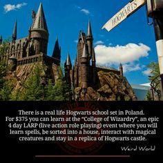 there is a real life hogwarts school set in poland for $ 755 you can learn at the college of wizardry, an epic 4 day i