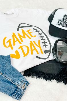 Gear up for Bulldogs GAME DAY! Football season spirit wear is here! 100% Cotton Small - 0/2 Medium - 4/6 Large - 8/10 Xlarge - 12/14 Game Day Football, Cheer Coach, Custom Trucker Hats, Cheer Coaches, Football Tee, Tshirt Ideas, Football Tees, Game Day Shirts, Spirit Wear