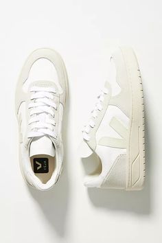 Veja V-10 Sneakers | Anthropologie Veja V-10 Sneakers, Outfits With Vejas Sneakers, Leather Dress Sneakers, Best Women Shoes, Cute Winter Shoes Casual, High Top Vejas, Womens Veja Sneakers, Trendy Womens Shoes 2023, Women's Sneakers Fashion