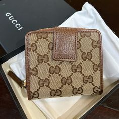 Excellent Brandnew Condition, Comes With Dust Cover And Box. Small Compact Wallet Can Fit Cc Card And Money Paper In The Size And Small Coin Holder. Very Cute Brandnew Great Graduation Gifting For Teenagers . Designer Brown Wallet, Gucci Brown Formal Wallet, Formal Brown Gucci Wallet, Gucci Bifold Wallet With Original Box, Classic Gucci Beige Wallet, Classic Beige Gucci Wallet, Elegant Beige Gucci Wallet, Gucci Brown Wallet With Card Slots, Elegant Brown Wallet With Original Box