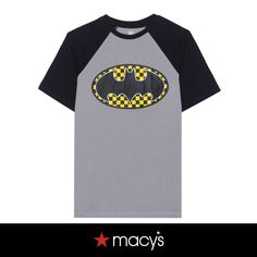 in stock Big Boys, Boy Shorts, Kids Shirts, Dc Comics, Shirts Tops, Graphic T Shirt, Batman, Graphic Tshirt, In Store