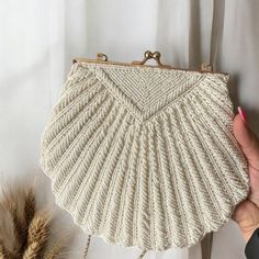 ✨  Shoulder Bag - Beads Embroidery Design ✨ Elevate your style with this beautifully crafted seashell-inspired shoulder bag. Made from high-quality materials, this unique boho handbag combines artistry and functionality, offering a perfect blend of shabby chic and elegance. Whether you're heading to a casual day out or an evening event, this woven purse is the ideal accessory for adding a touch of charm to any outfit. PRODUCT FEATURES Shape: Seashell-inspired design for a one-of-a-kind aesthetic Beads Embroidery Designs, Seashell Aesthetic, Kind Aesthetic, Boho Handbag, Woven Purse, Boho Handbags, Beads Embroidery, Bridesmaid Bags, Handbag For Women