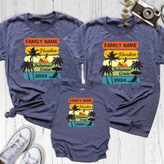 Summer Family Vacation 2024 Shirt, Custom Family Beach Travel Shirt, Holiday Group Tshirt, Personalized Family Trip Outfit, Vacay Vibes Tees Make your family vacation memorable with our exclusive collection of Family Vacation 2024 Shirts, designed to capture the essence of your unforgettable trip! Customize your experience with our Custom Family Vacation T-shirts, ensuring that each member of your family feels special and included in the adventure. Whether you're lounging on the beach or explori Relaxed Fit T-shirt For Family Reunion In Summer, Relaxed Fit T-shirt For Summer Family Reunion, Summer Family Reunion Graphic Tee, Casual T-shirt For Family Reunion In Summer, Summer Family Matching Relaxed Fit T-shirt, Casual Summer T-shirt For Family Reunion, Casual Graphic Print T-shirt For Family Vacation, Family Matching Relaxed Fit T-shirt For Summer, Cotton Tops For Family Reunion Beach Season