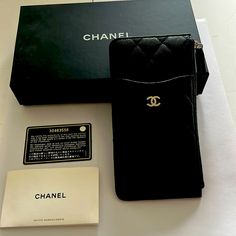 Chanel Phone Wallet Put Your Phone In This Beauty, Your Money, Your Credit Cards! Please Note This Wallets Size Is Accurate . My Iphone 13 Pro Max Fits Perfect In Front Pocket Of Wallet Without A Case. Price Is Firm! There Are No Flaws. Like New! More To Come !!! Please Keep Checking Back For More Beautiful Luxury Pieces! Luxury Phone Bag With Dust Bag For Daily Use, Designer Rectangular Wallets With Mobile Phone Bag, Designer Rectangular Phone Bag For Travel, Designer Rectangular Wallet With Removable Pouch, Designer Rectangular Travel Phone Bag, Designer Wallet With Mobile Phone Bag For Daily Use, Designer Wallets With Mobile Phone Bag For Daily Use, Luxury Compact Card Holder For Daily Use, Luxury Pouch Wallet For Personal Use