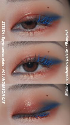 Matte Make Up, Blue Eye Shadow, Eye Shadow Makeup, Shadow Makeup