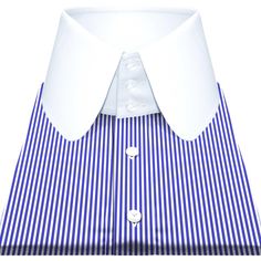 Semi-formal Collared Shirt, Semi-formal Collared Shirt With Placket, Classic Blue Shirt With Striped Collar, Fitted Shirt With Contrast Collar, Classic Collared Semi-formal Shirt, Classic Short Sleeve Shirt With Contrast Collar, Classic Semi-formal Shirt With Collared Neckline, Classic Collared Shirt For Semi-formal Occasion, Classic Collared Shirt