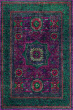 Hippie Rugs, Hippie Rug, Printed Carpet, Green Vintage, Bungalow Rose, Colour Tone, Cotton Weaving, Bungalow, Rug Size