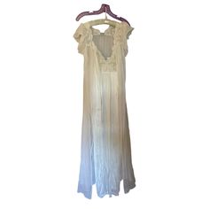 Brand: Size: Small Material: 100% Nylon made in USA Length:  Color:  Any flaws? No Carmilla And Laura, Nightgown Set, Nightgown Sets, Columbia Mo, Women's Nightgowns, Maxi Slip Dress, Pajama Robe, Nightgowns, Long Maxi