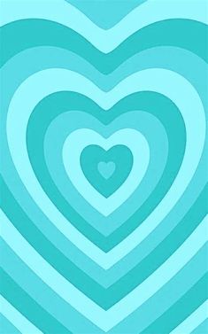 a blue heart shaped background with lots of smaller hearts