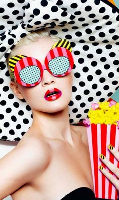 Ph Thomas Knieps Paper Pop, Pop Art Girl, Trik Fotografi, Op Art, Art Fashion, Popcorn