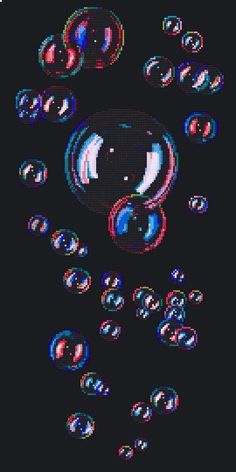 an image of soap bubbles floating in the air